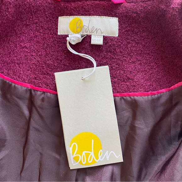 Boden Hengrave Coat Black NWT 8 - Picture 8 of 15